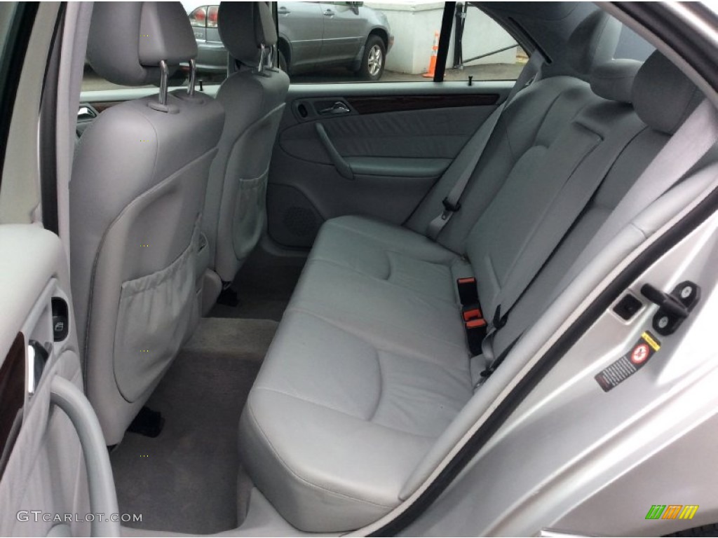 2001 C 240 Sedan - Brilliant Silver Metallic / Ash photo #8