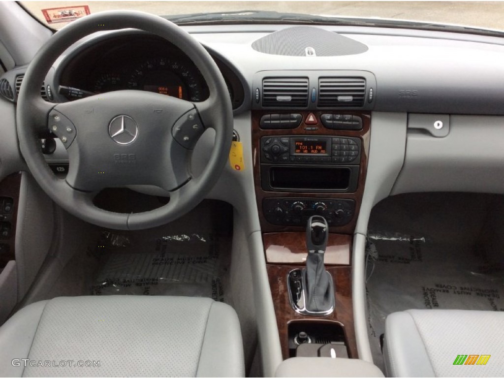 2001 C 240 Sedan - Brilliant Silver Metallic / Ash photo #9