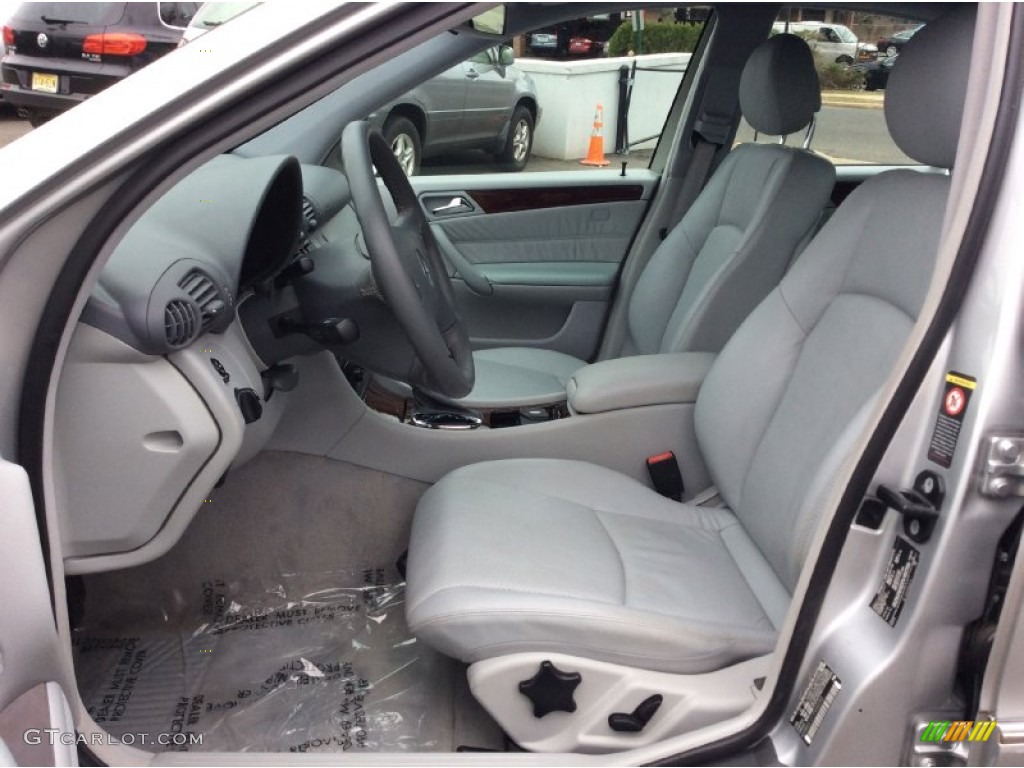 2001 C 240 Sedan - Brilliant Silver Metallic / Ash photo #15