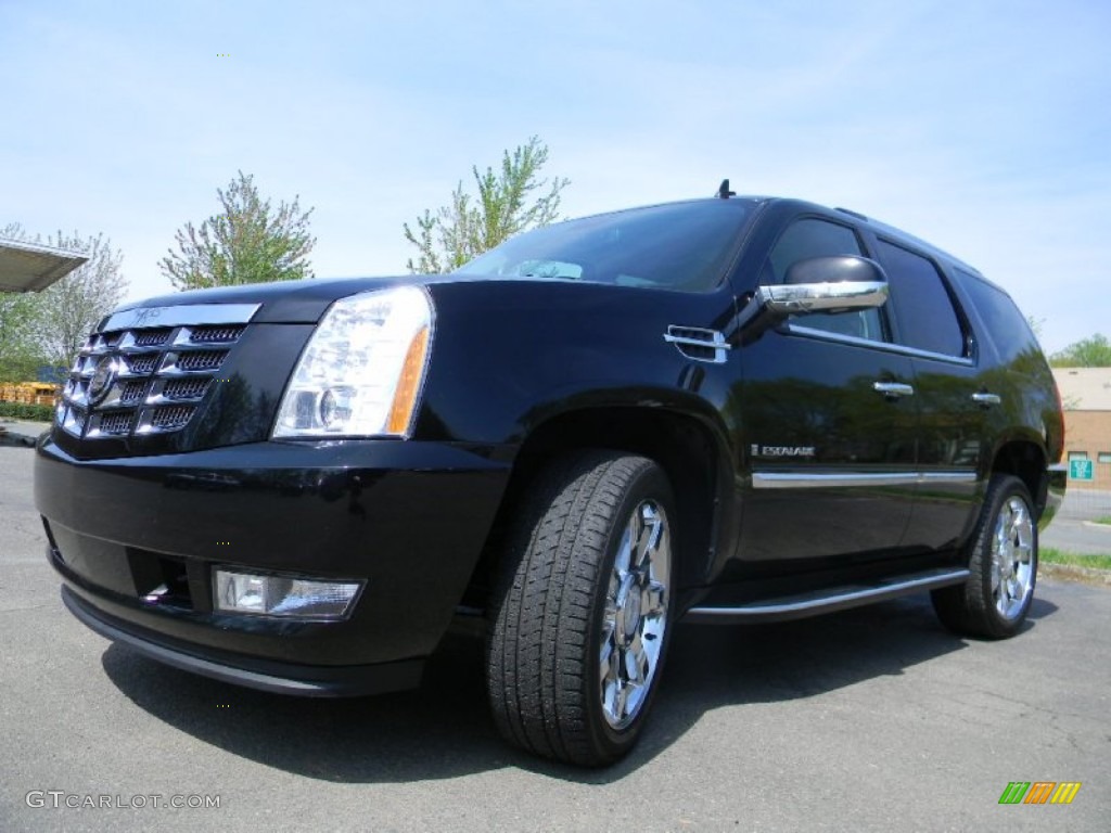 2008 Escalade AWD - Black Raven / Ebony photo #5