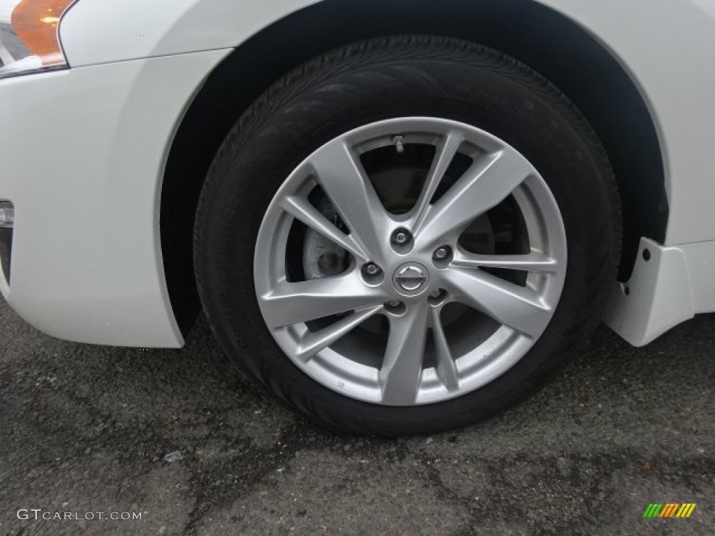 2014 Altima 2.5 SV - Pearl White / Charcoal photo #9