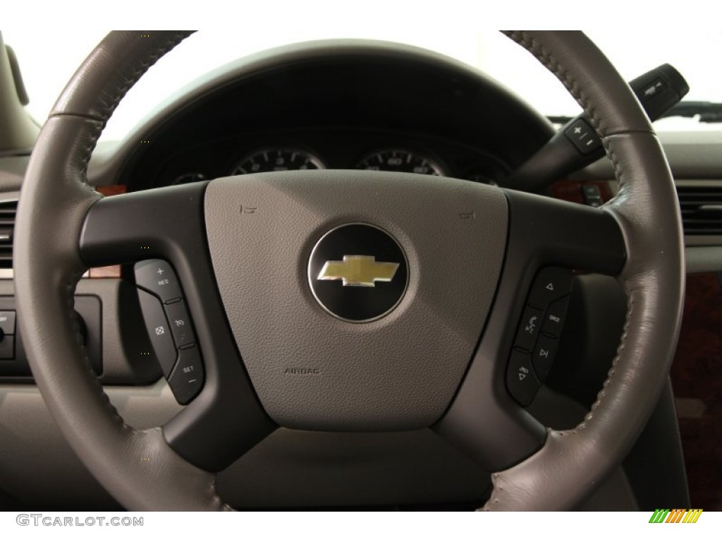 2011 Silverado 1500 LTZ Extended Cab 4x4 - Sheer Silver Metallic / Light Titanium/Dark Titanium photo #6