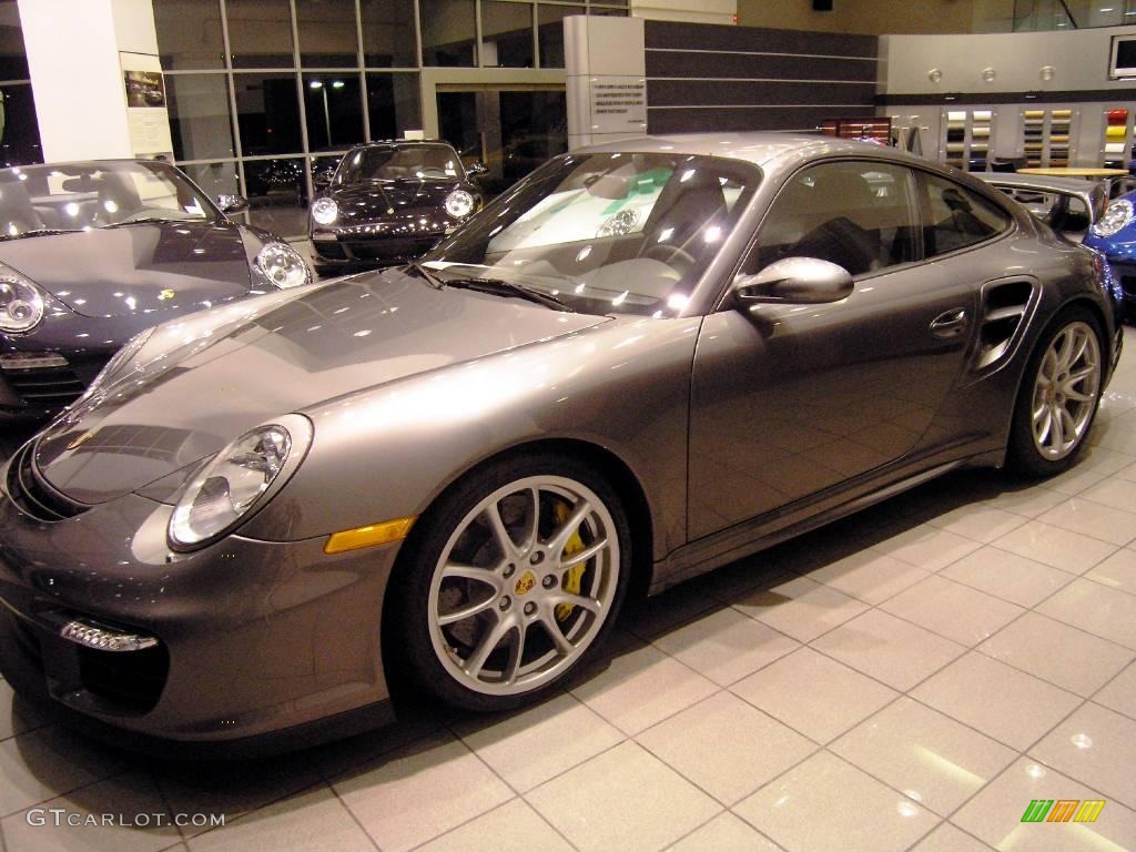 2008 911 GT2 - Meteor Grey Metallic / Black photo #31