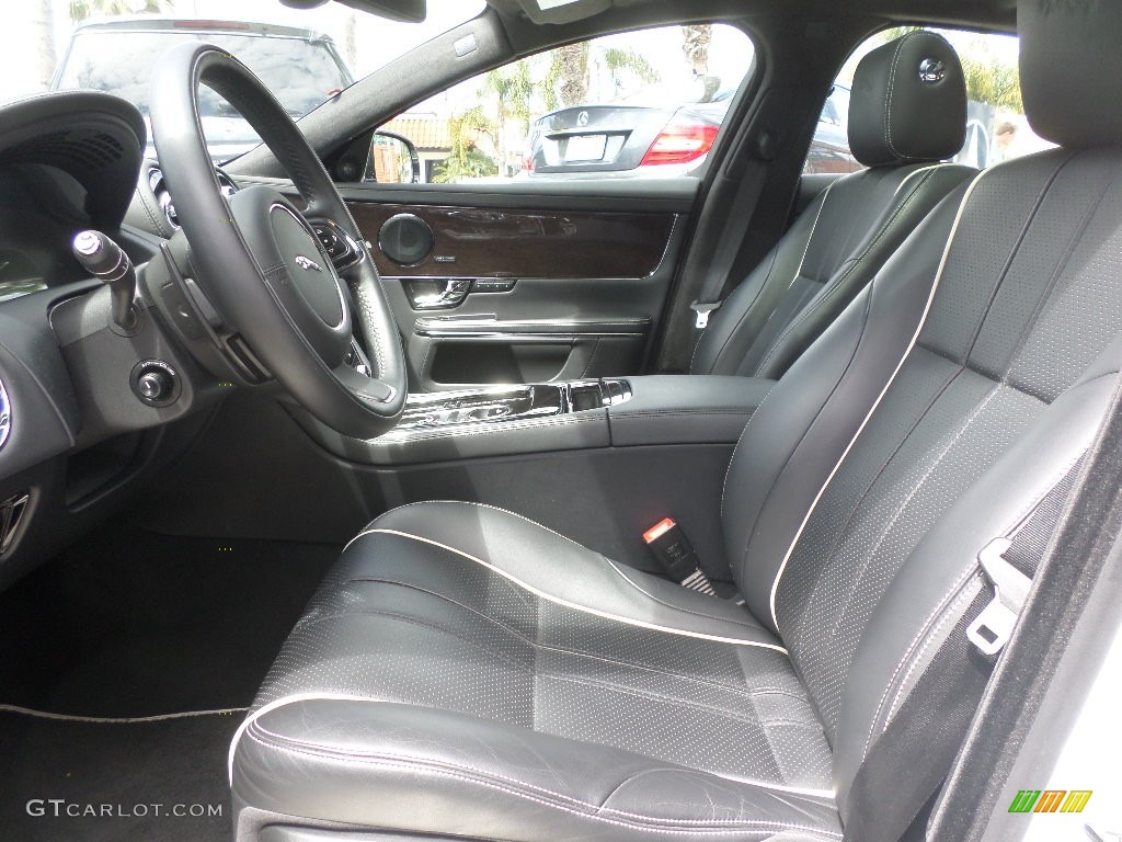 2013 Jaguar XJ XJ Supercharged Front Seat Photo #102905062