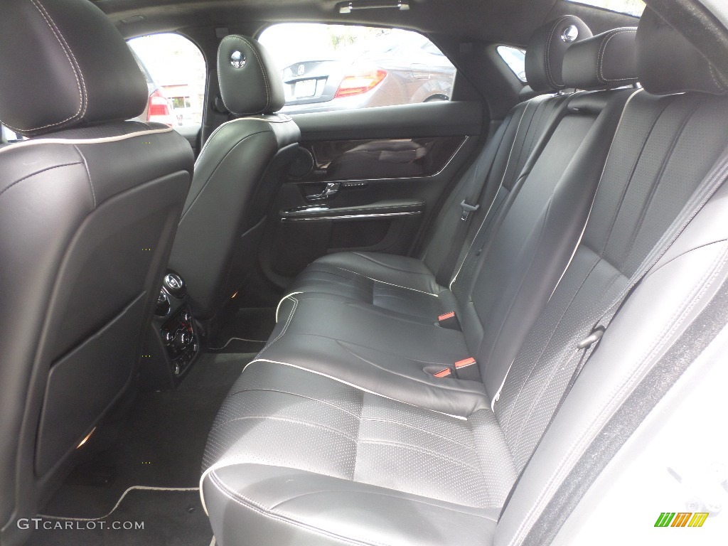 2013 Jaguar XJ XJ Supercharged Rear Seat Photo #102905092