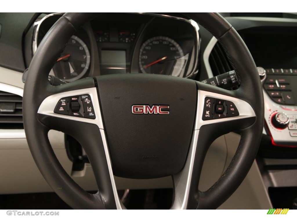 2014 GMC Terrain SLT Light Titanium Steering Wheel Photo #102905284