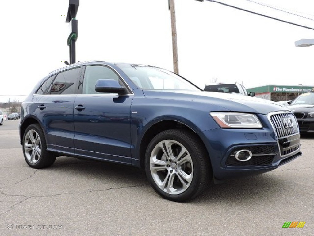 Scuba Blue Metallic 2013 Audi Q5 3.0 TFSI quattro Exterior Photo #102906532