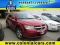 2009 Inferno Red Crystal Pearl Dodge Journey SXT #102884881
