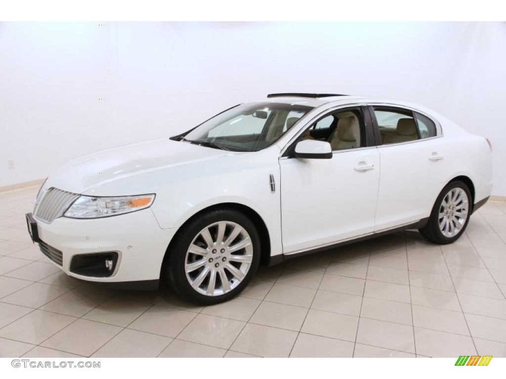 Crystal Champagne Metallic Tri-Coat 2012 Lincoln MKS EcoBoost AWD Exterior Photo #102908686
