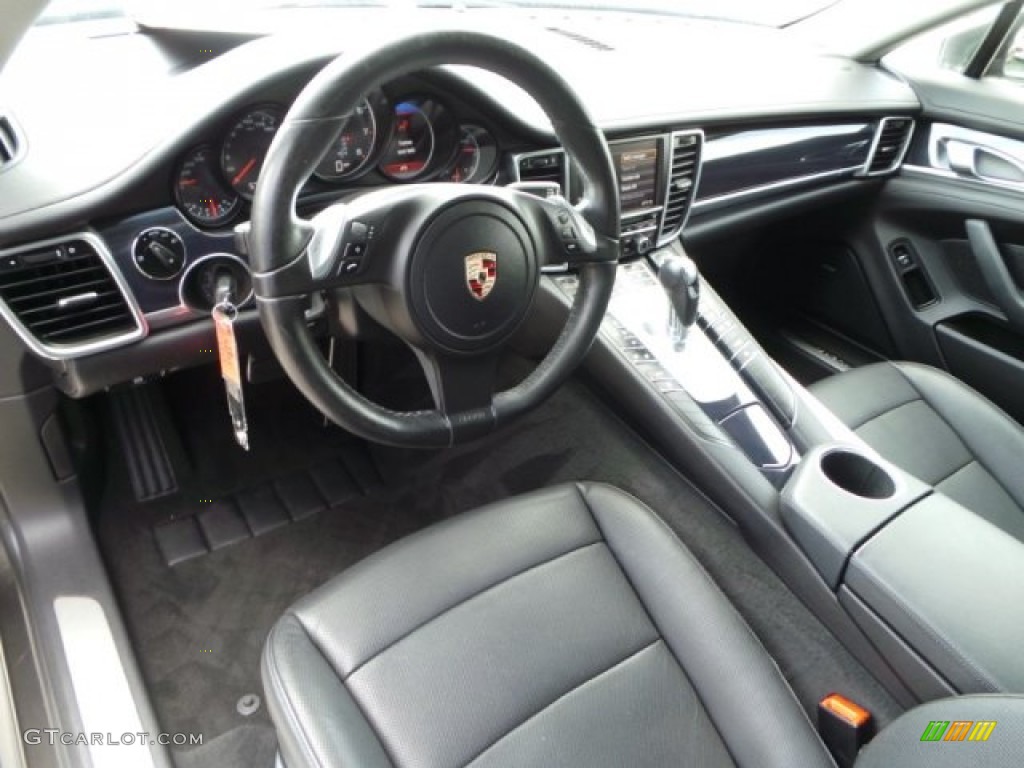 Black Interior 2011 Porsche Panamera V6 Photo #102909049