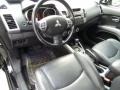 Black 2008 Mitsubishi Outlander XLS Interior Color