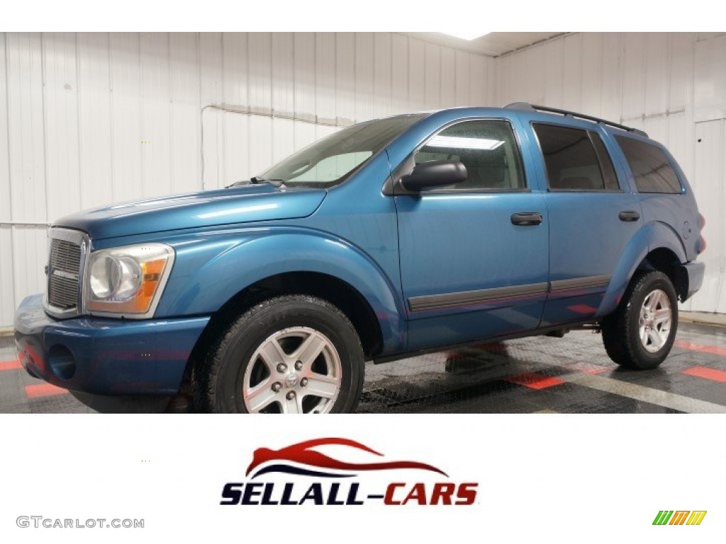 2006 Durango SLT 4x4 - Atlantic Blue Pearl / Dark Slate Gray/Light Slate Gray photo #1