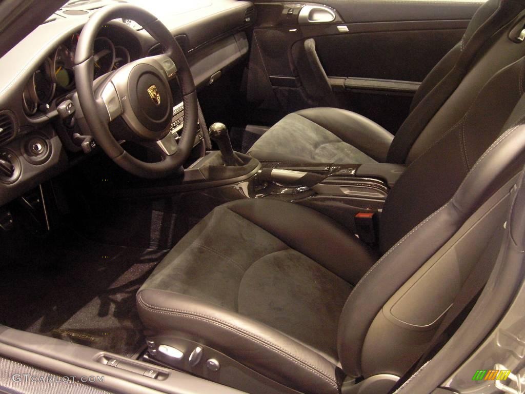 2008 911 GT2 - Meteor Grey Metallic / Black photo #42