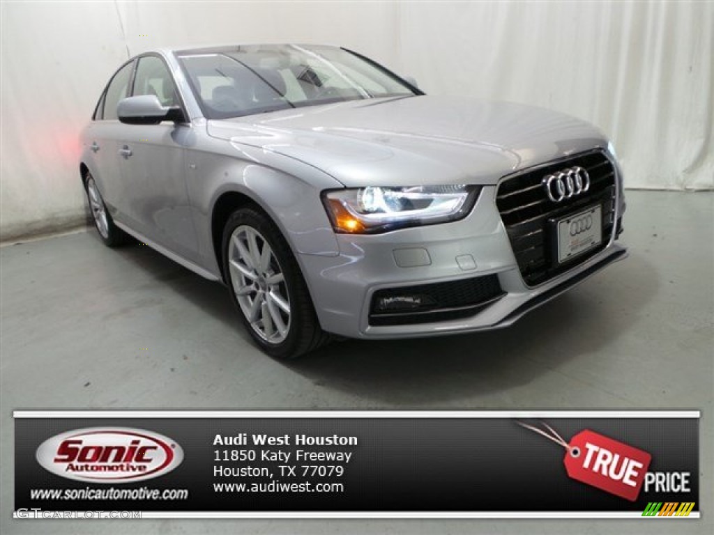 2015 A4 2.0T Premium - Florett Silver Metallic / Black photo #1