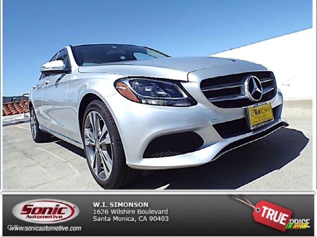 2015 C 300 - Iridium Silver Metallic / Black photo #1