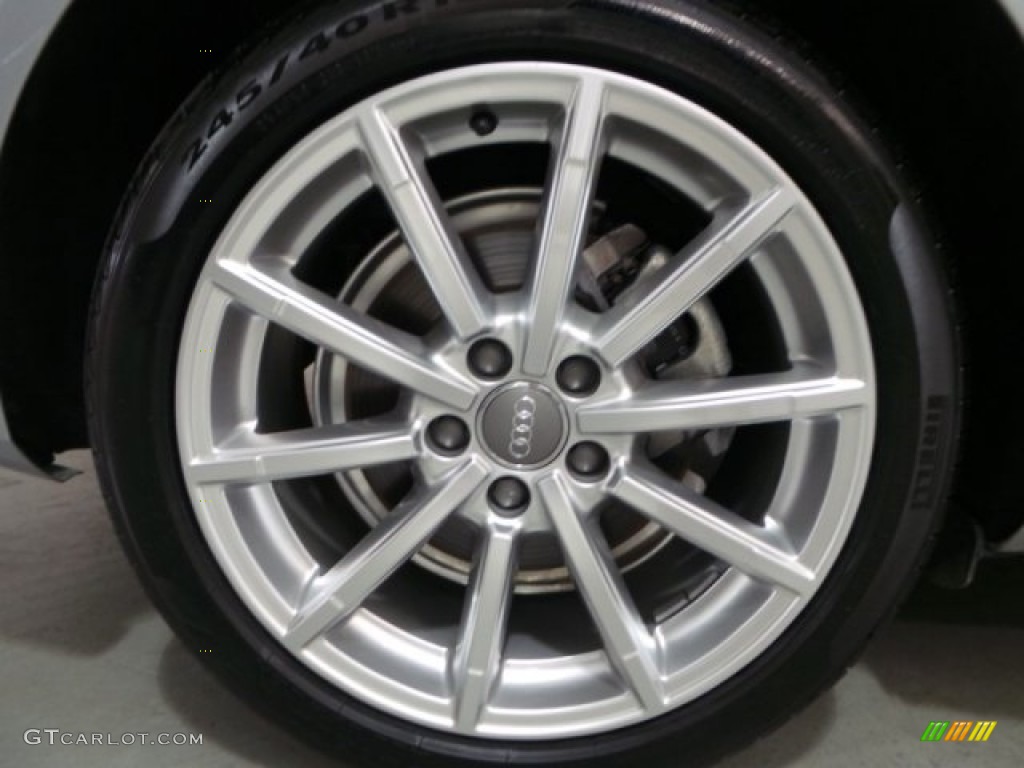 2015 A4 2.0T Premium - Florett Silver Metallic / Black photo #8