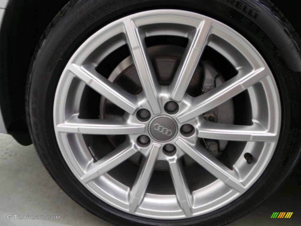 2015 A4 2.0T Premium - Florett Silver Metallic / Black photo #11