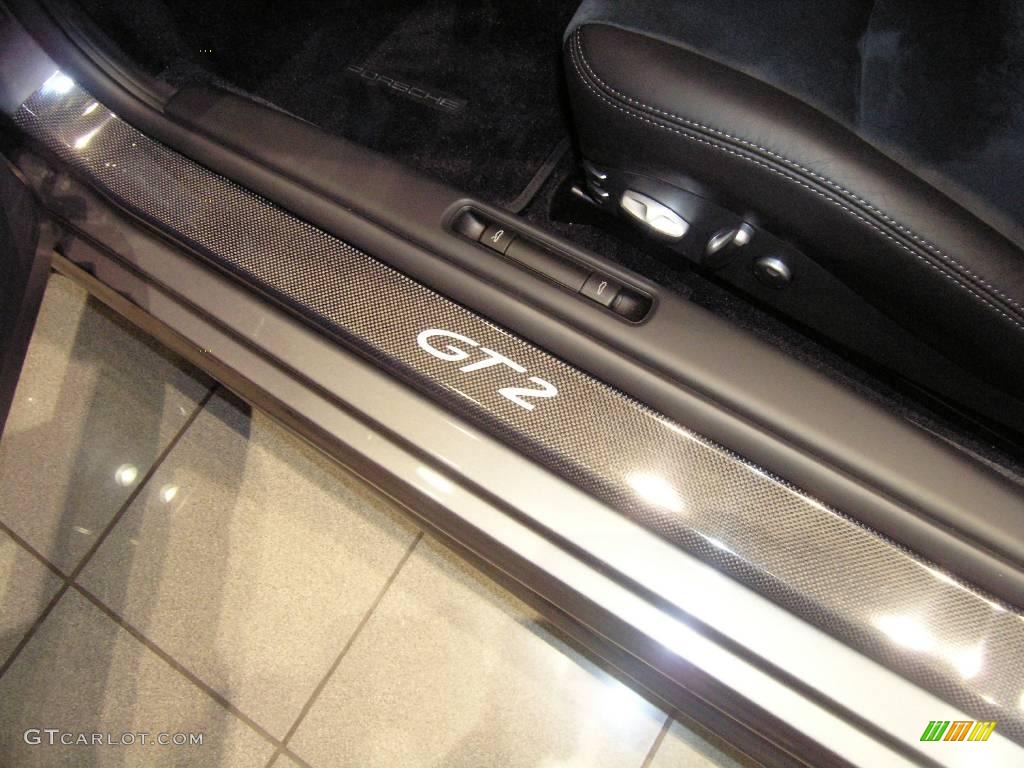 2008 911 GT2 - Meteor Grey Metallic / Black photo #49