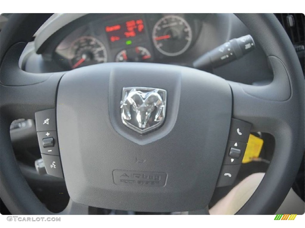 2015 Ram ProMaster 2500 High Roof Cargo Van Gray Steering Wheel Photo #102915280