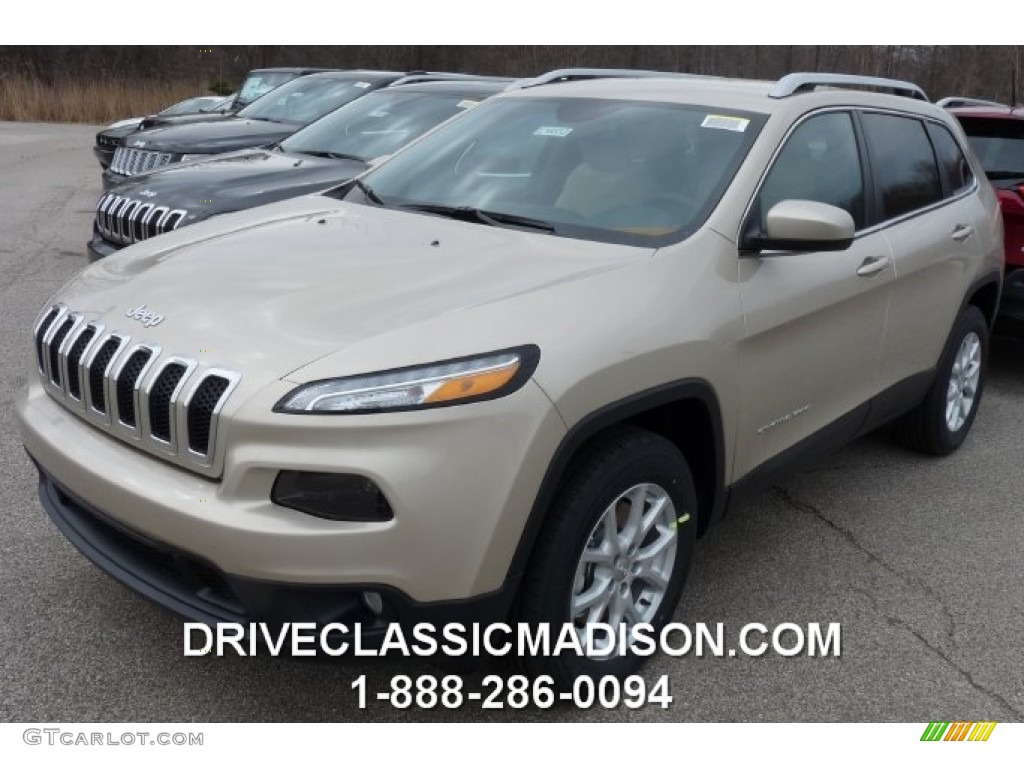 2015 Cashmere Pearl Jeep Cherokee Latitude 4x4 102884756