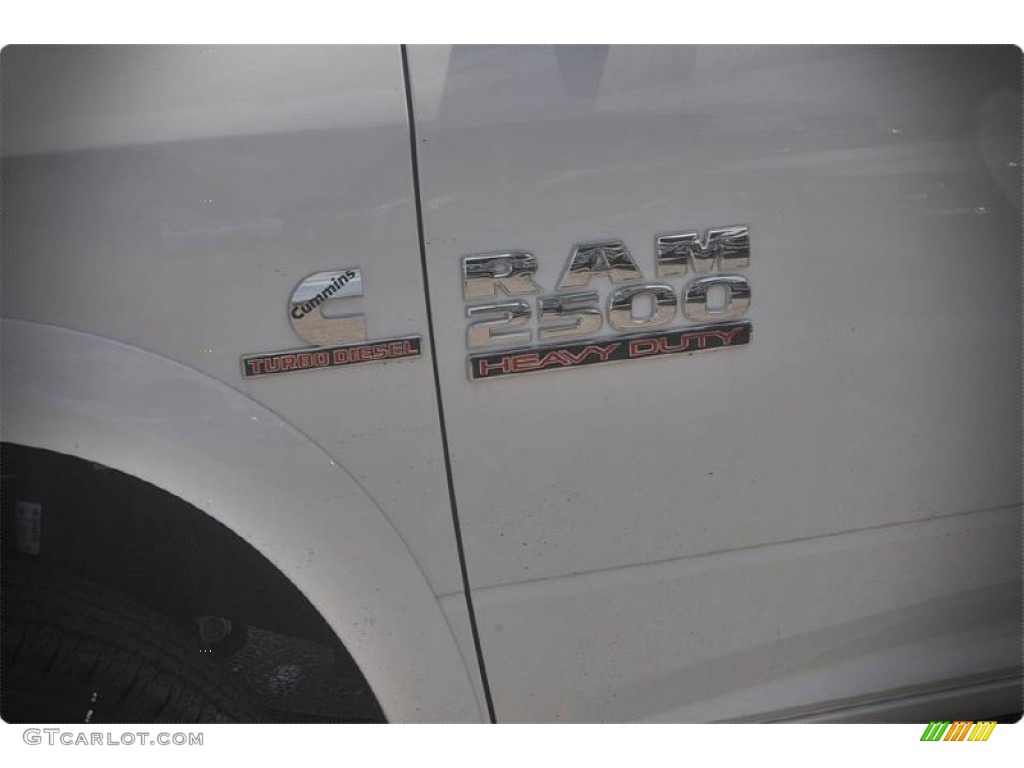 2015 2500 Laramie Mega Cab 4x4 - Bright White / Canyon Brown/Light Frost Beige photo #3