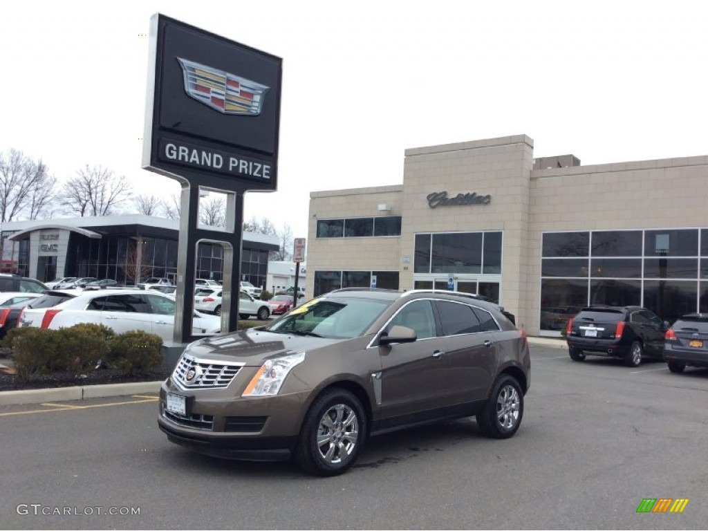 2015 SRX Luxury AWD - Terra Mocha Metallic / Shale/Brownstone photo #1