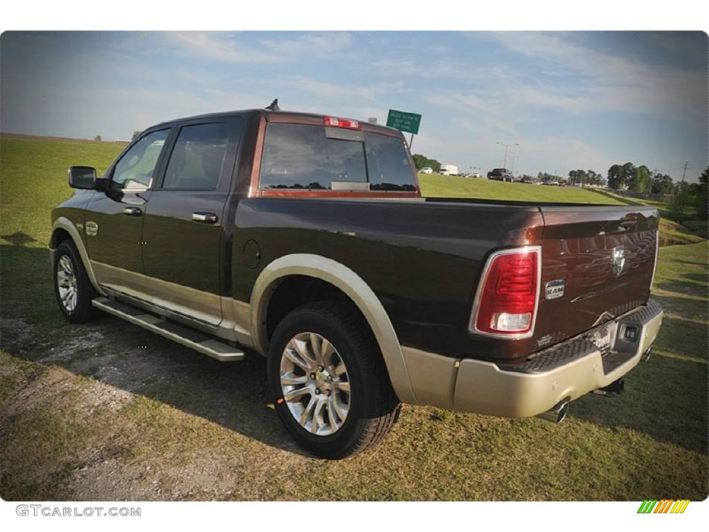 2015 1500 Laramie Long Horn Crew Cab - Western Brown / Canyon Brown/Light Frost photo #3