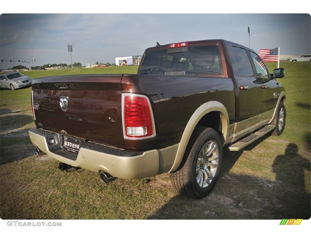 2015 1500 Laramie Long Horn Crew Cab - Western Brown / Canyon Brown/Light Frost photo #4