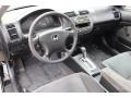 Black 2004 Honda Civic Value Package Coupe Interior Color