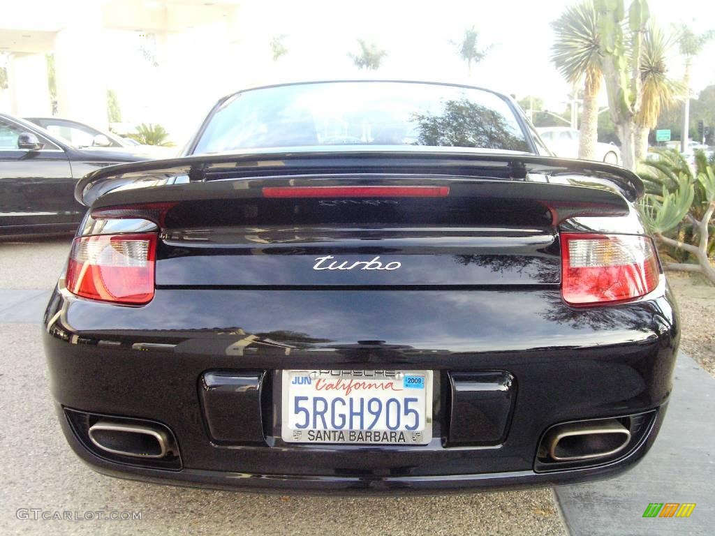 2007 911 Turbo Coupe - Black / Black photo #3