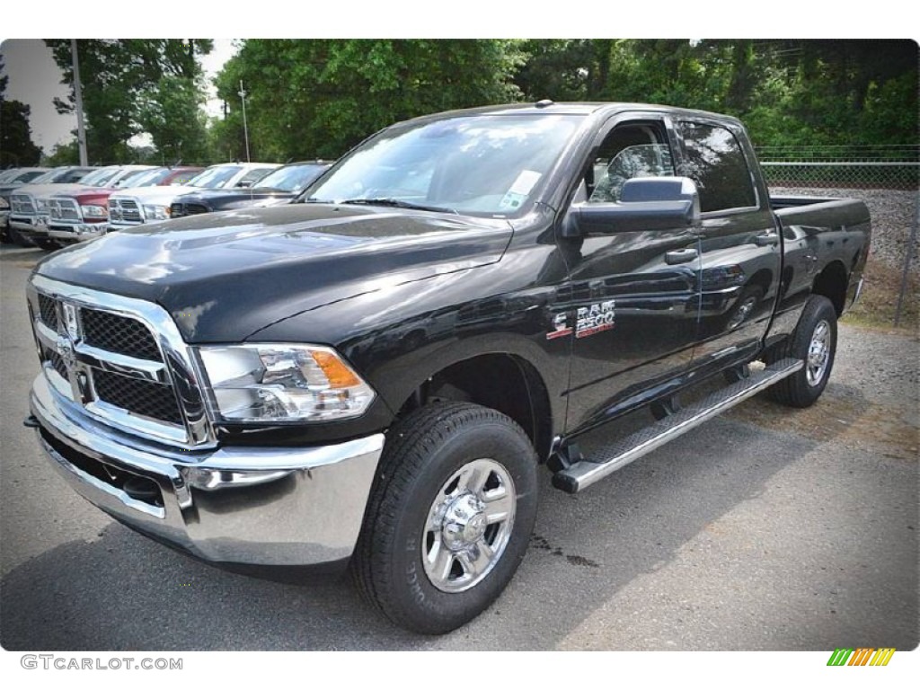 2015 2500 Tradesman Crew Cab 4x4 - Black / Black/Diesel Gray photo #1