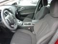 Black 2015 Chrysler 200 LX Interior Color