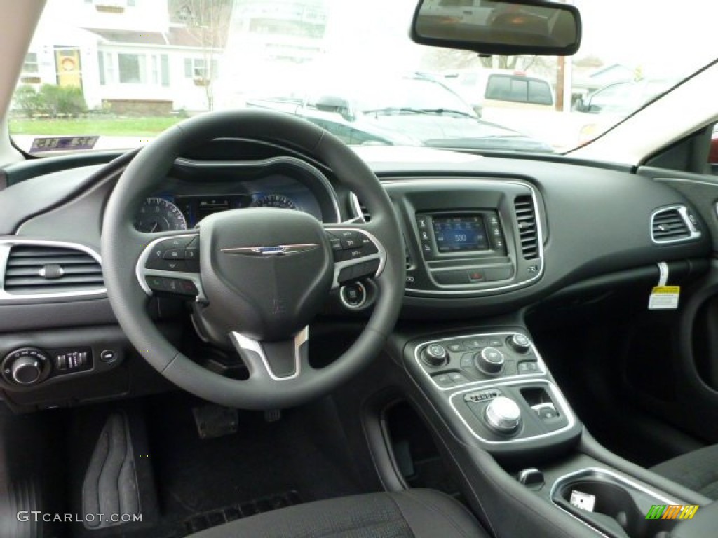 2015 Chrysler 200 LX Black Dashboard Photo #102925547