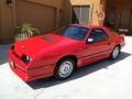 1986 Flash Red Dodge Daytona Turbo Z CS  photo #2