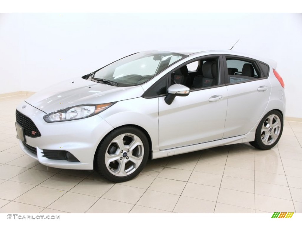 Ingot Silver 2014 Ford Fiesta ST Hatchback Exterior Photo #102926734