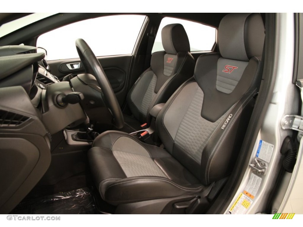 ST Recaro Smoke Storm Interior 2014 Ford Fiesta ST Hatchback Photo #102926780