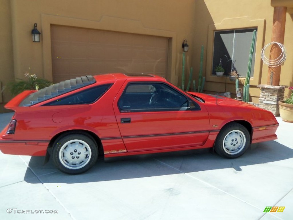 1986 Daytona Turbo Z CS - Flash Red / Black photo #30