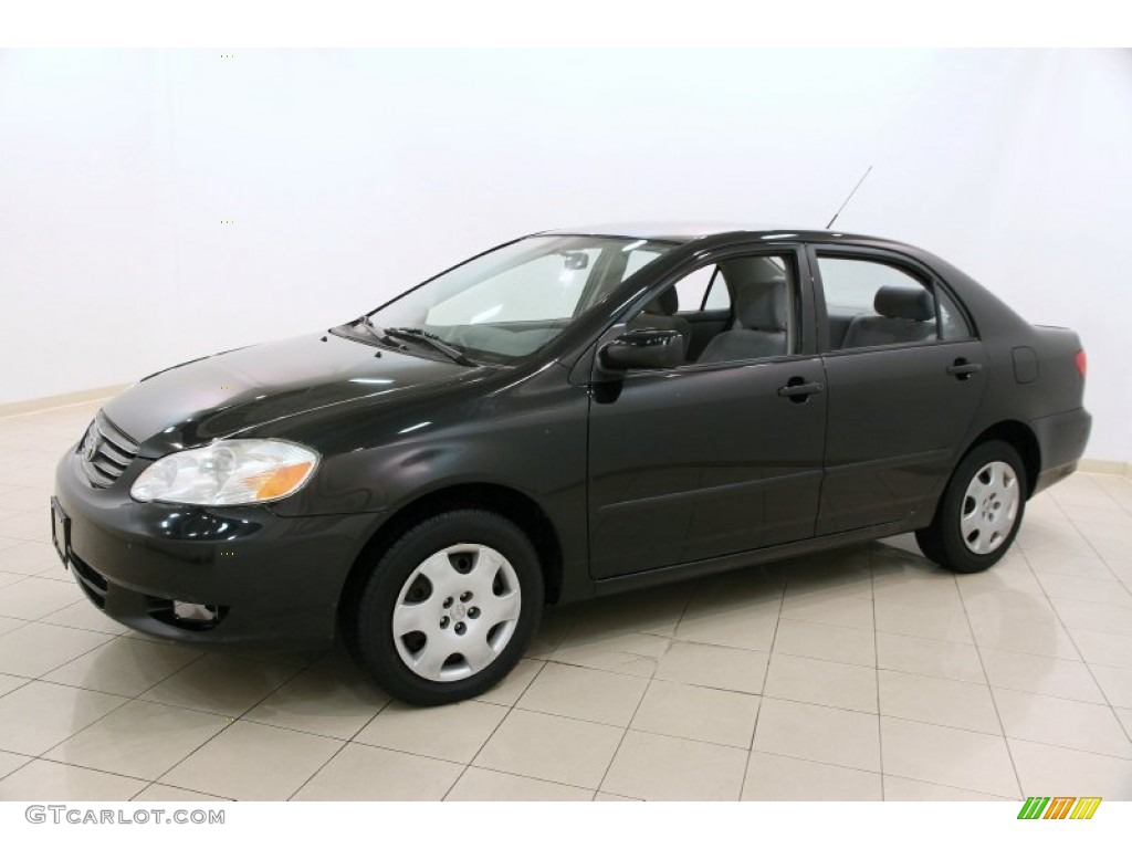 Black Sand Pearl 2003 Toyota Corolla CE Exterior Photo #102927872