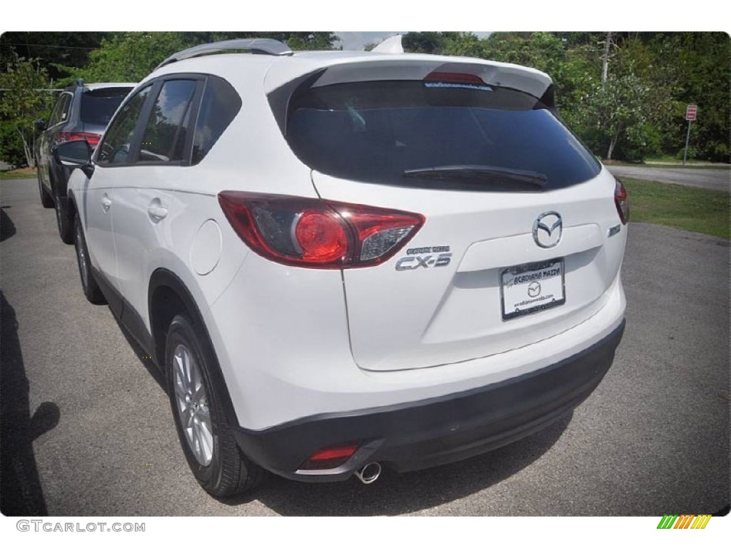 2016 CX-5 Touring - Crystal White Pearl Mica / Black photo #2