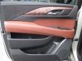 Kona Brown/Jet Black 2015 Cadillac Escalade ESV Premium 4WD Door Panel