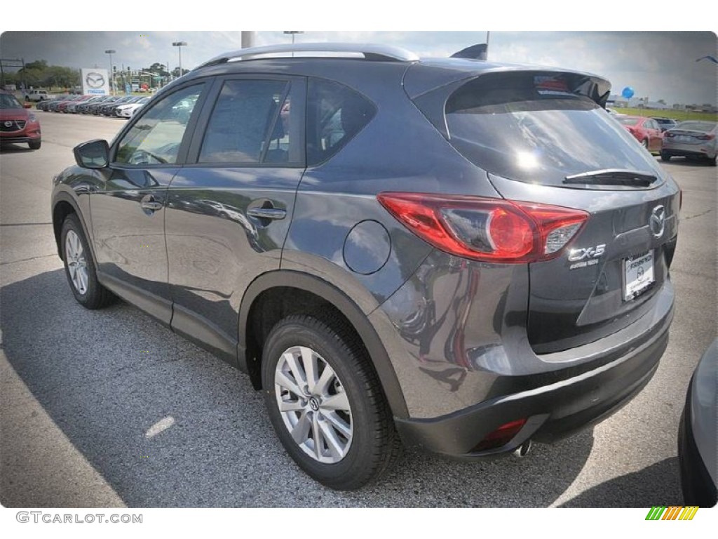 2016 CX-5 Touring - Meteor Gray Mica / Black photo #3