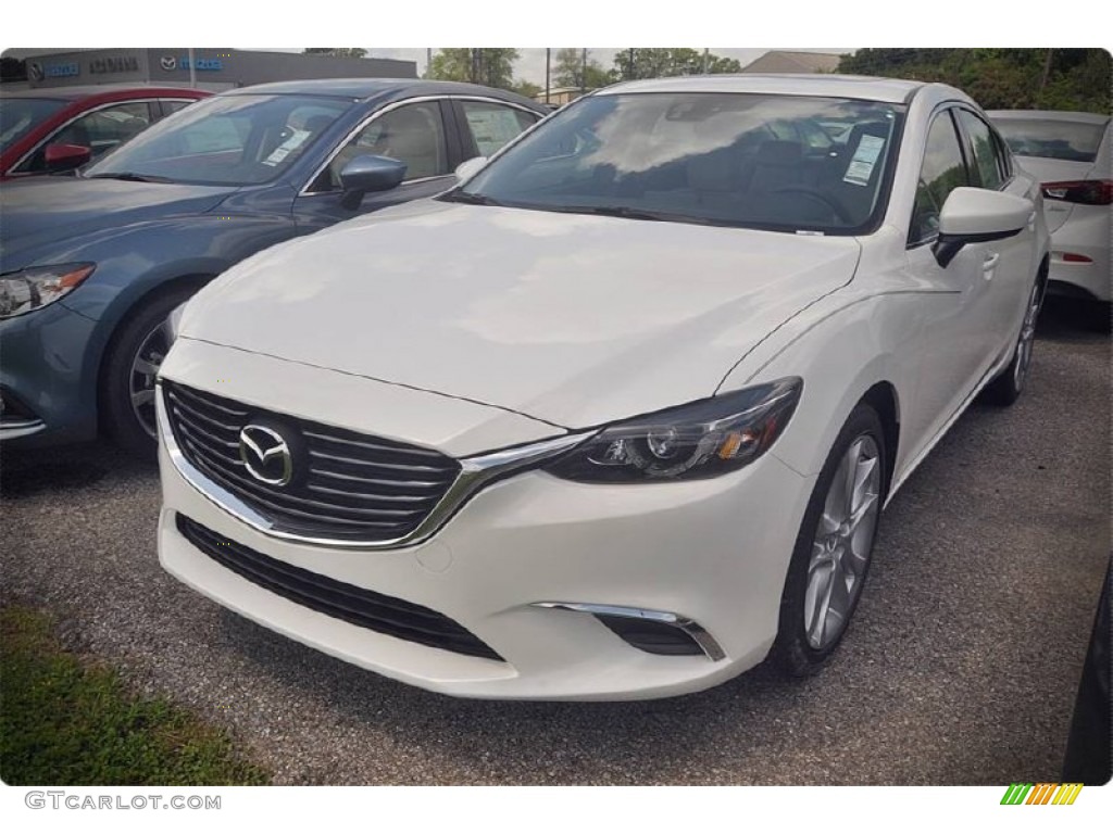 2016 Mazda6 Touring - Snowflake White Pearl Mica / Sand photo #1