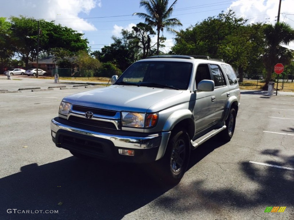 2001 4Runner SR5 - Millennium Silver Metallic / Gray photo #5