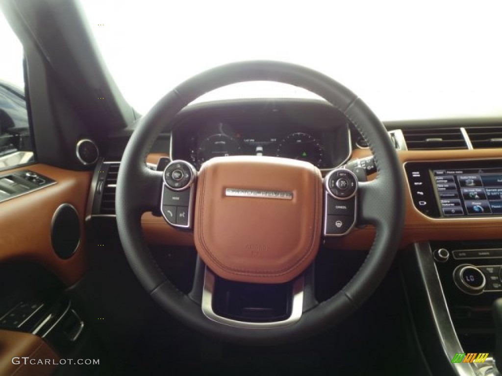 2014 Range Rover Sport Autobiography - Santorini Black Metallic / Ebony/Tan/Tan photo #12