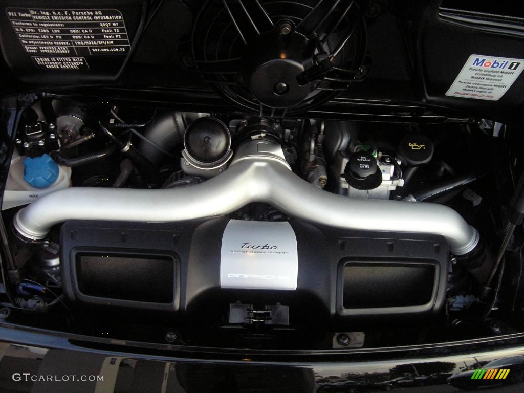 2007 911 Turbo Coupe - Black / Black photo #21