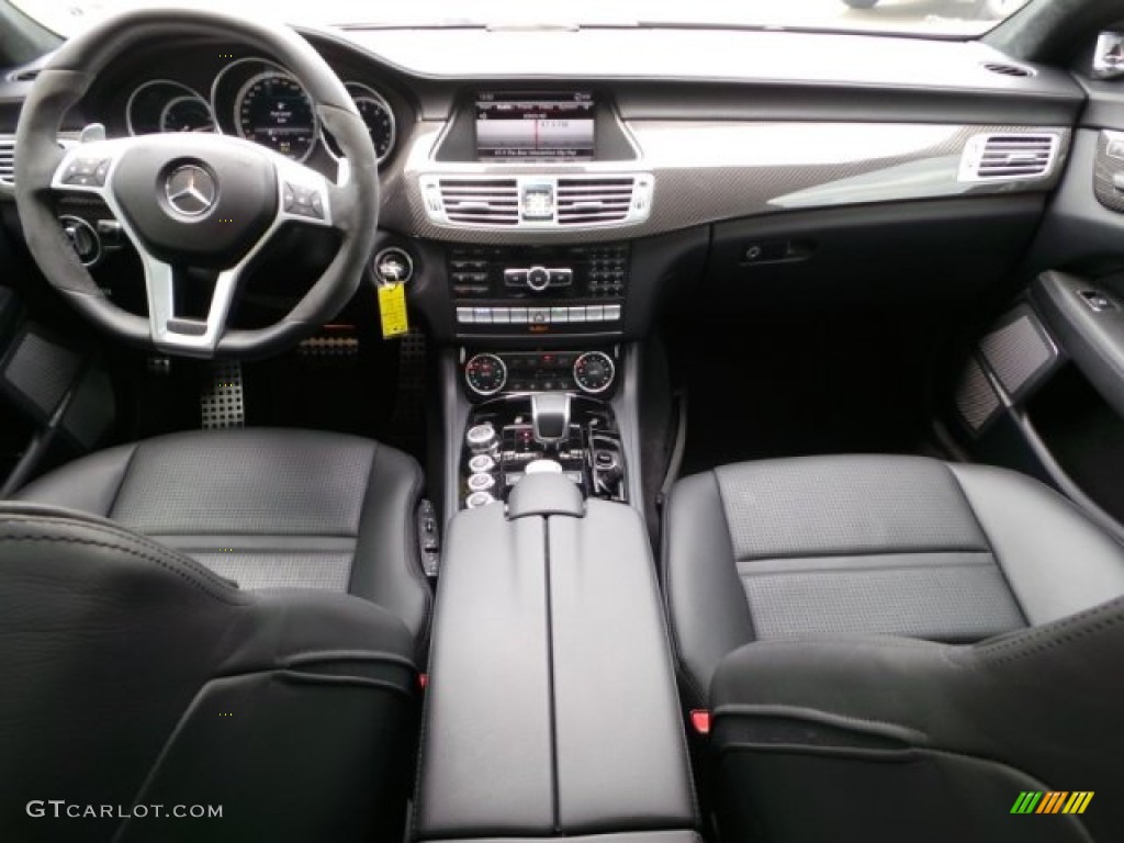 Black Interior 2013 Mercedes-Benz CLS 63 AMG Photo #102932405