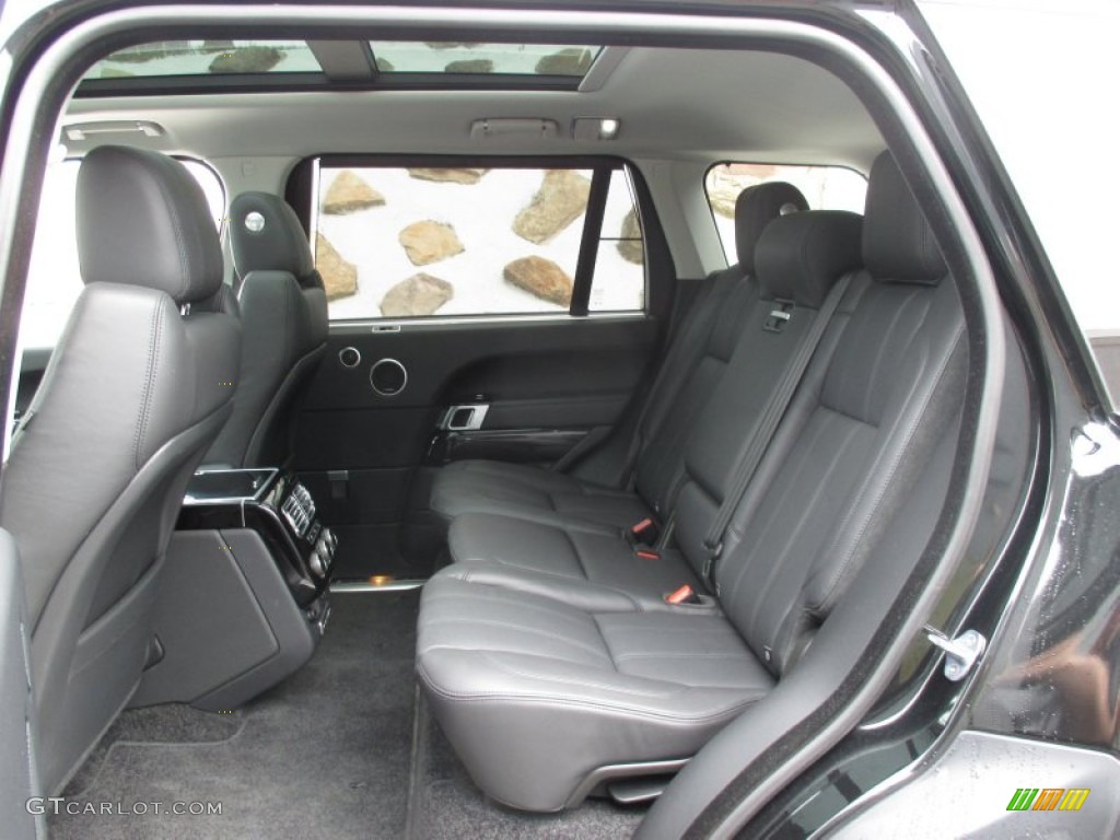 2014 Range Rover Supercharged L - Santorini Black Metallic / Ebony/Ebony photo #13