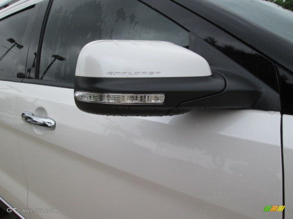 2015 Explorer Limited - White Platinum / Charcoal Black photo #4