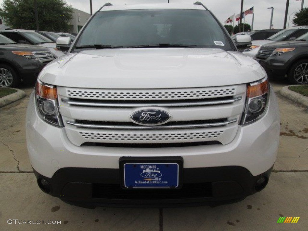 2015 Explorer Limited - White Platinum / Charcoal Black photo #5