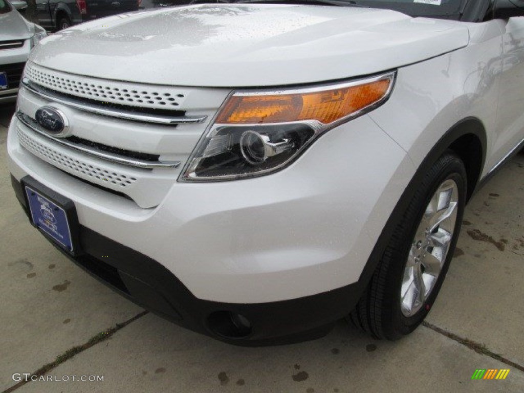 2015 Explorer Limited - White Platinum / Charcoal Black photo #7